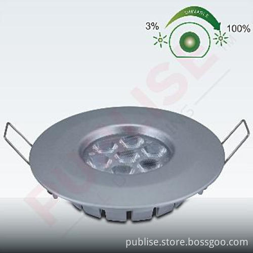 Patent Dimmable Under Cabinet Lamp 7CREE-XTE 8W Fixed Silver